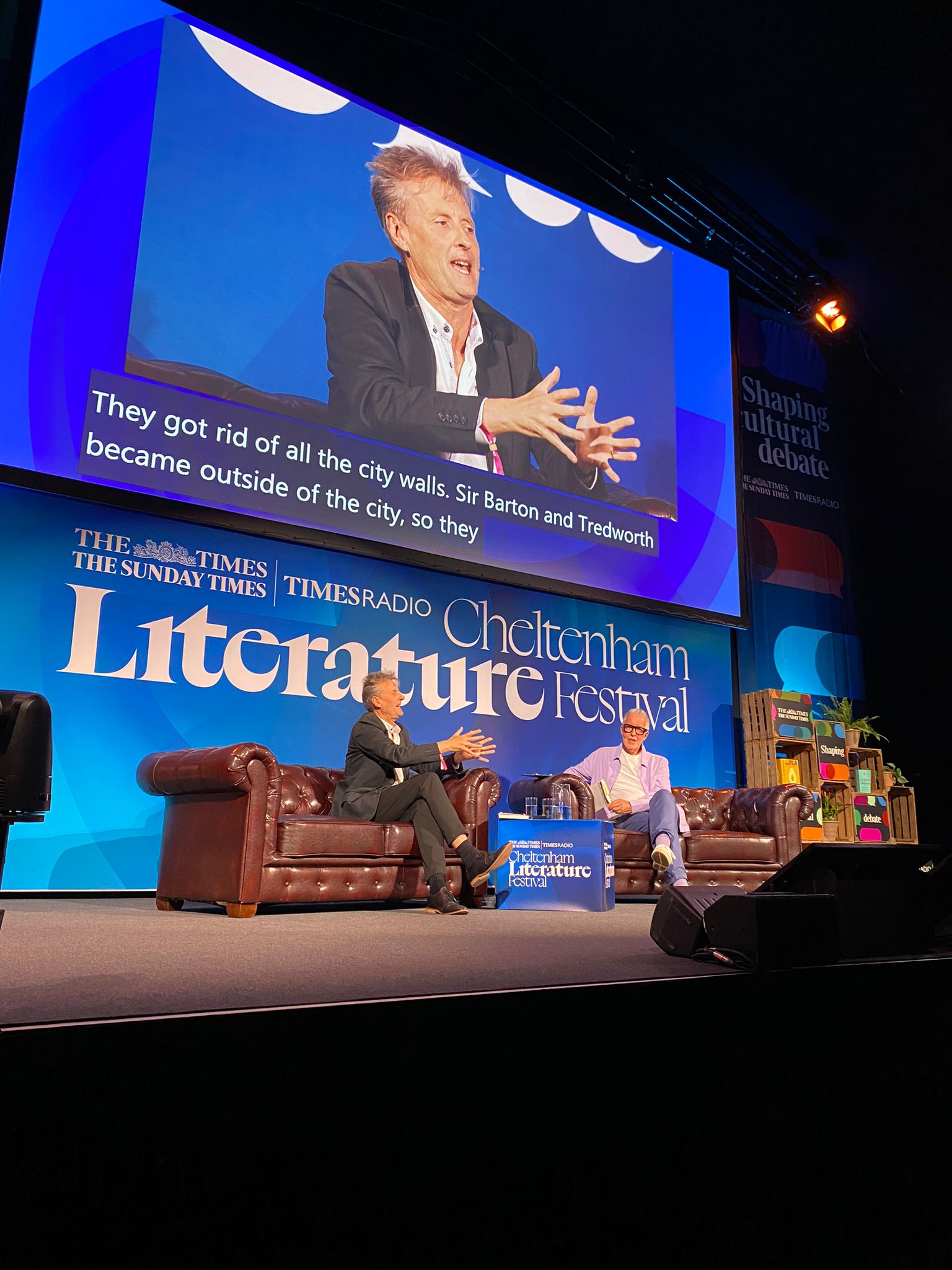 Mark Cummings at Cheltenham Literature Festival