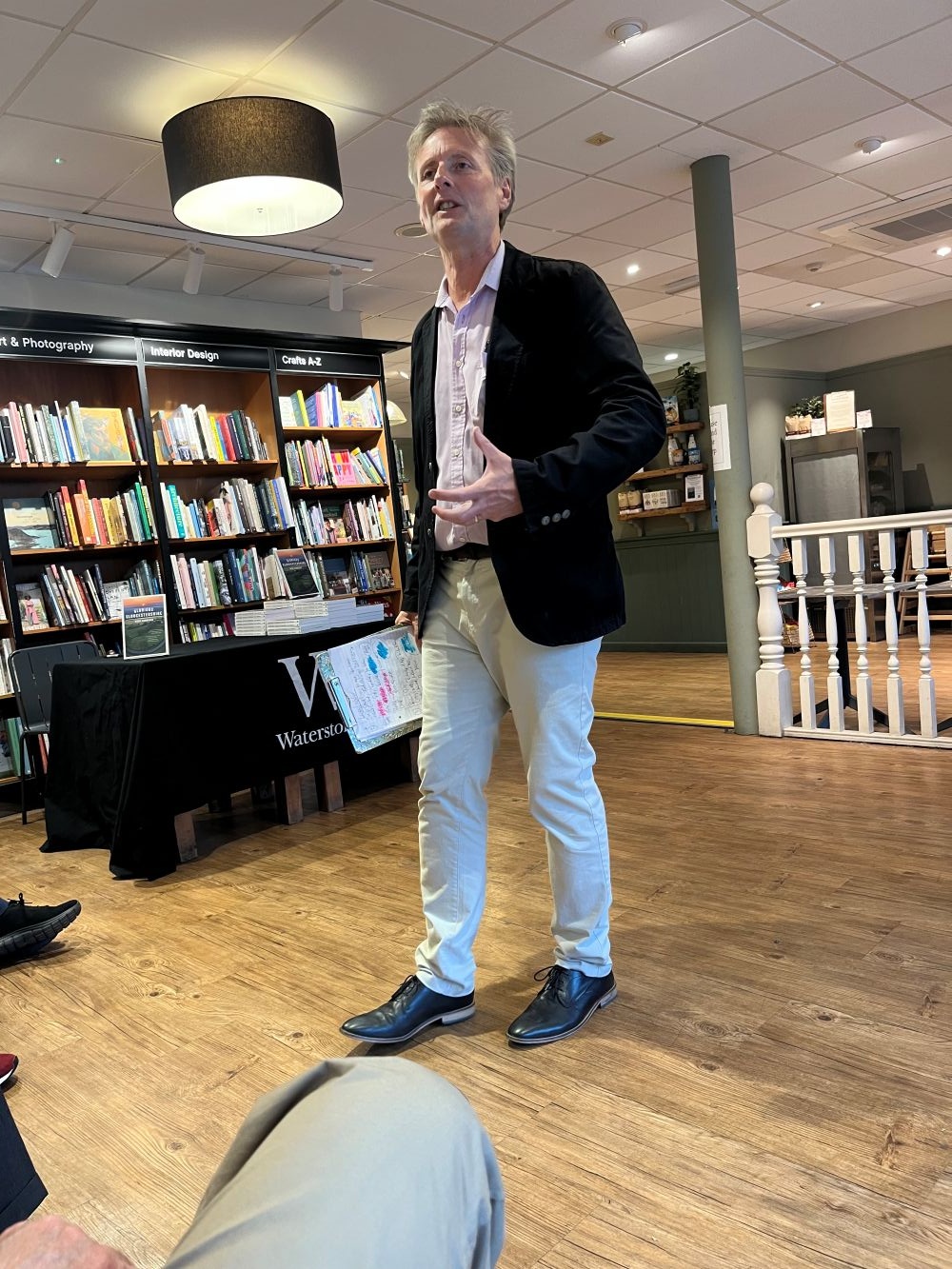 Mark Cummings at Waterstones